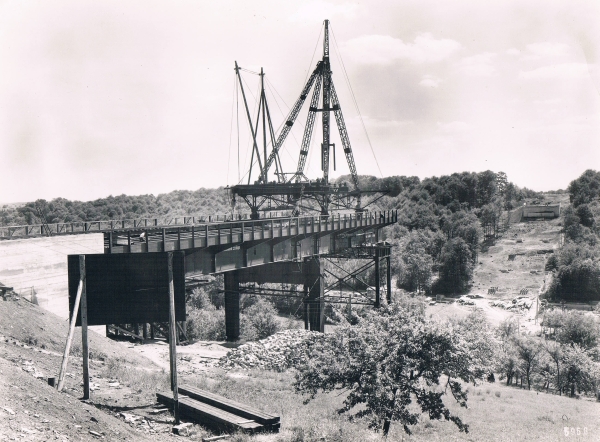 Bauarbeiten Sulzbachviadukt