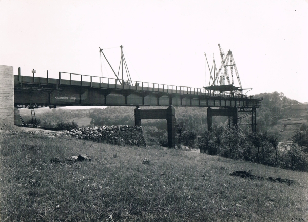 Bauarbeiten Sulzbachviadukt