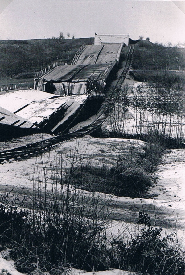 Gesprengter Sulzbachviadukt